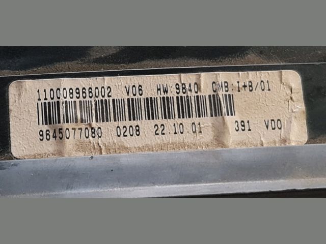 bontott CITROËN XSARA PICASSO Kilométeróra