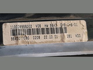 bontott CITROËN XSARA PICASSO Kilométeróra