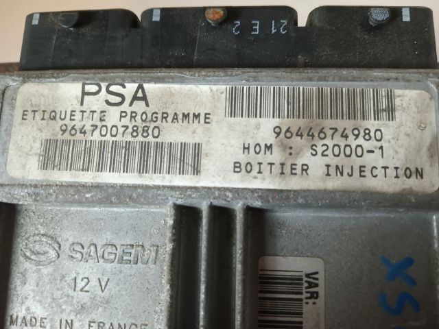 bontott CITROËN XSARA PICASSO Motorvezérlő