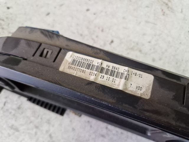 bontott CITROËN XSARA PICASSO Kilométeróra