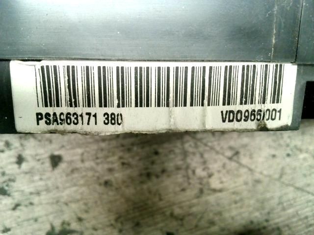 bontott CITROËN XSARA PICASSO Kilométeróra