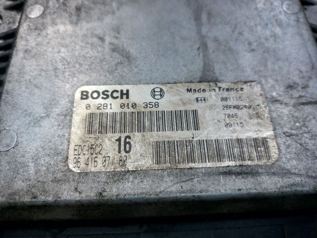 bontott CITROËN XSARA PICASSO Motorvezérlő