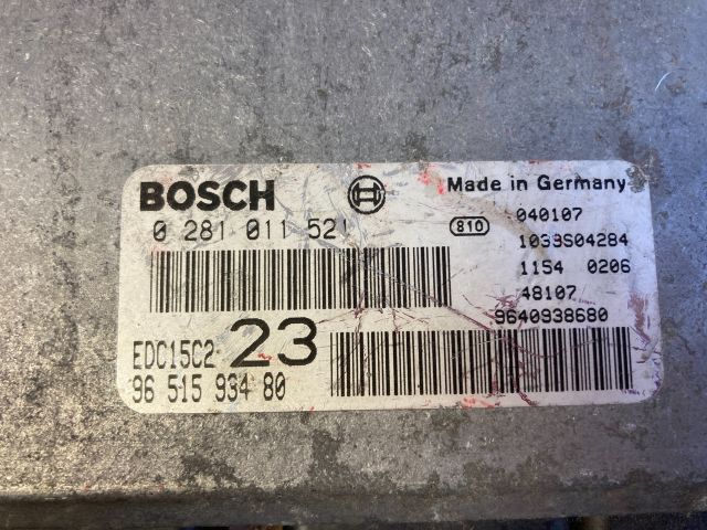 bontott CITROËN XSARA PICASSO Motorvezérlő