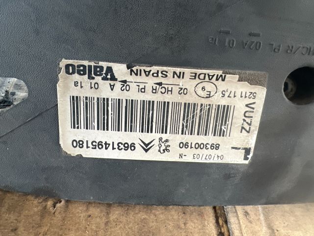 bontott CITROËN XSARA PICASSO Bal Fényszóró