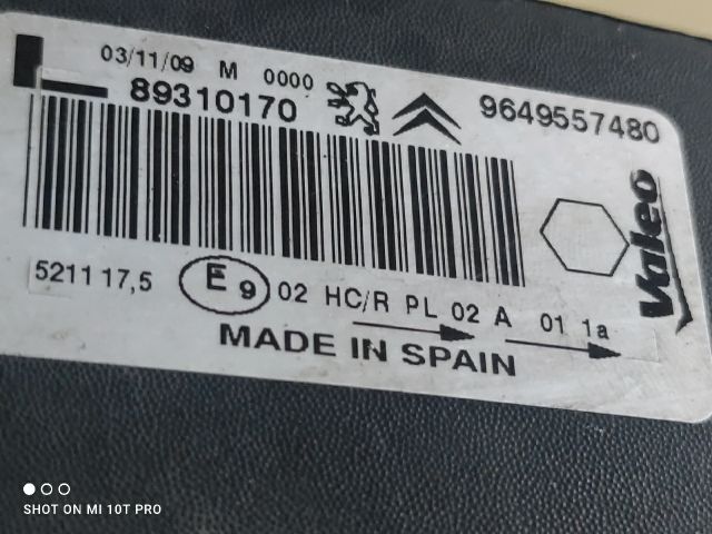 bontott CITROËN XSARA PICASSO Bal Fényszóró