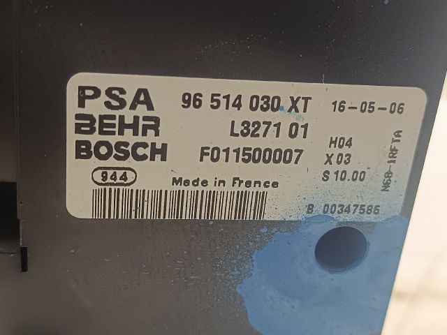 bontott CITROËN XSARA PICASSO Fűtéskapcsoló (digit klímás)