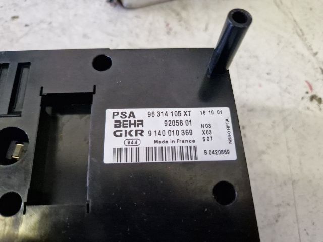 bontott CITROËN XSARA PICASSO Fűtéskapcsoló (digit klímás)