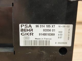 bontott CITROËN XSARA PICASSO Fűtéskapcsoló (digit klímás)