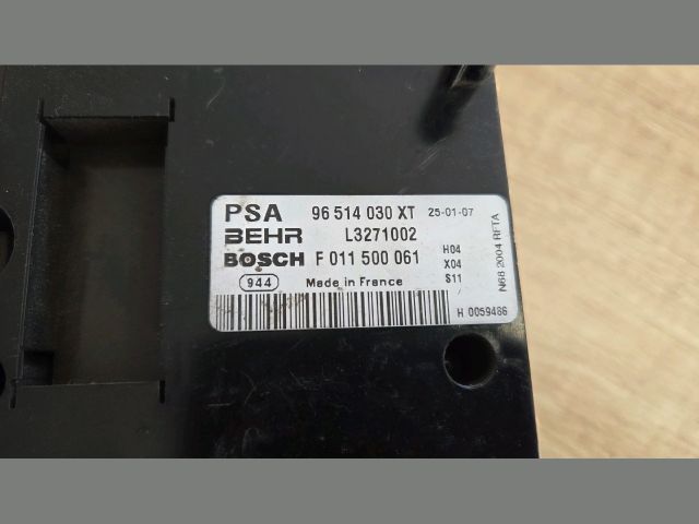 bontott CITROËN XSARA PICASSO Fűtéskapcsoló (digit klímás)