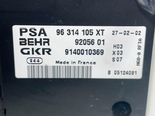 bontott CITROËN XSARA PICASSO Fűtéskapcsoló (digit klímás)