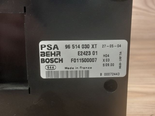 bontott CITROËN XSARA PICASSO Fűtéskapcsoló (manuális klímás)