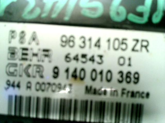 bontott CITROËN XSARA PICASSO Fűtéskapcsoló