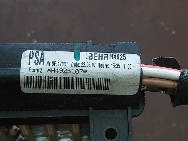 bontott CITROËN XSARA PICASSO Fűtőradiátor (Elektromos)