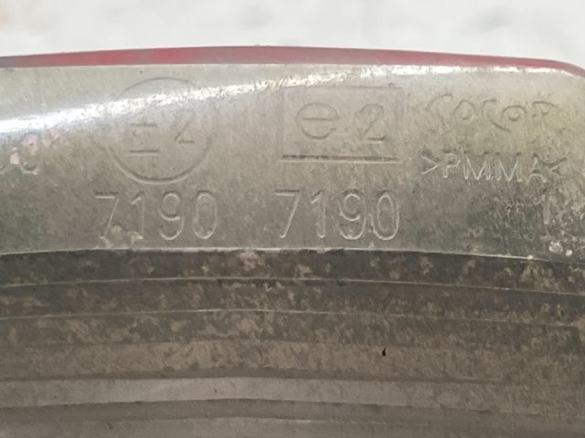 bontott CITROËN XSARA PICASSO Hátsó Rendszámtábla Világítás