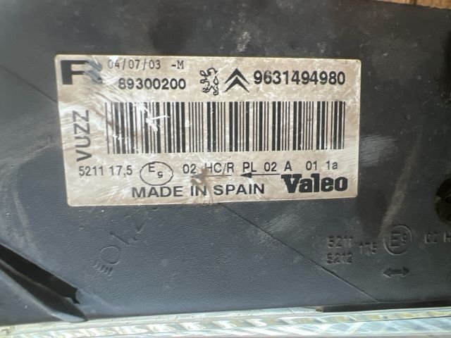 bontott CITROËN XSARA PICASSO Jobb Fényszóró