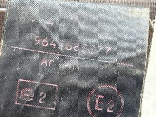 bontott CITROËN XSARA PICASSO Jobb hátsó Biztonsági Öv