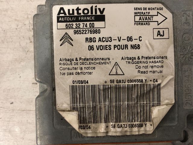 bontott CITROËN XSARA PICASSO Légzsák Elektronika