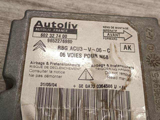 bontott CITROËN XSARA PICASSO Légzsák Elektronika