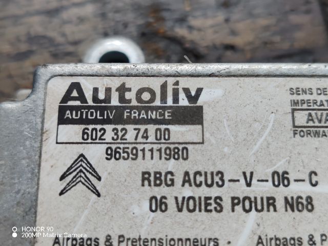 bontott CITROËN XSARA PICASSO Légzsák Elektronika