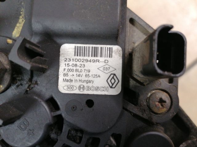 bontott DACIA DOKKER Generátor