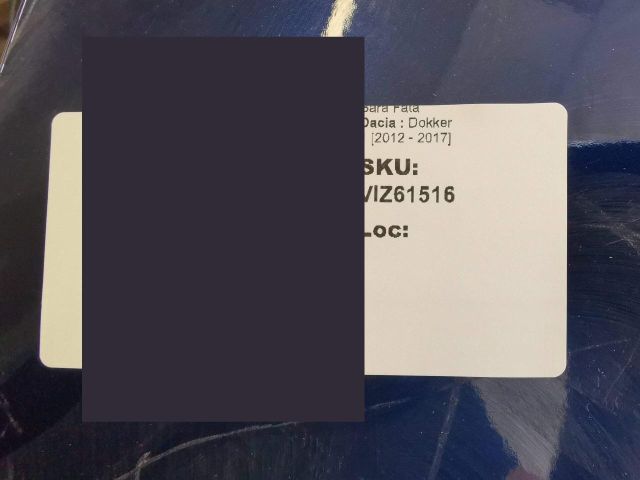 bontott DACIA DOKKER Első Lökhárító (Üresen)