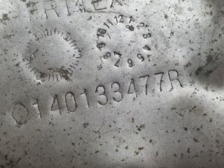 bontott DACIA DOKKER Hátsó Kipufogó Dob Hővédő Lemez