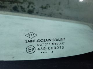 bontott DACIA DOKKER Jobb C Oszlop Oldalablak Üveg