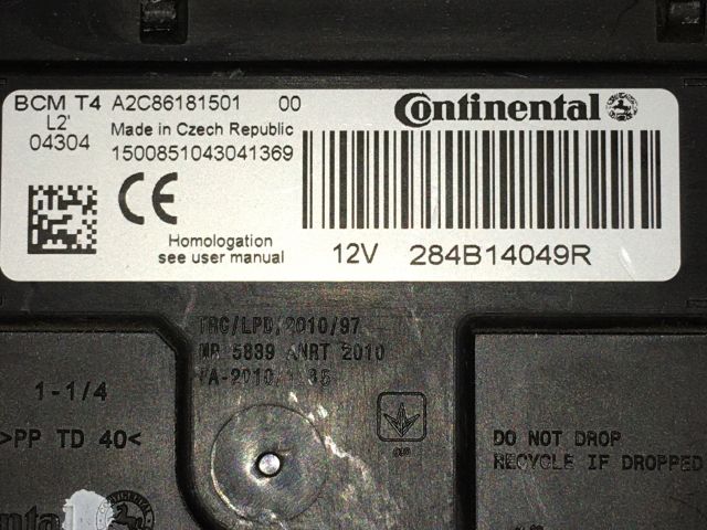 bontott DACIA DOKKER Komfort Elektronika