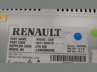 bontott DACIA DOKKER Navigációs Fejegység