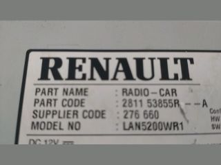 bontott DACIA DOKKER Navigációs Fejegység