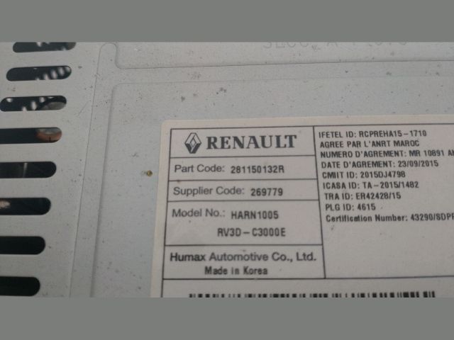 bontott DACIA DOKKER Rádió / CD