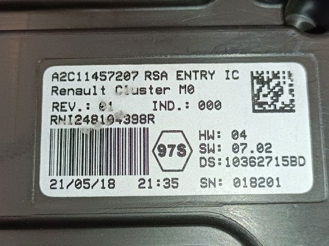 bontott DACIA DUSTER Kilométeróra