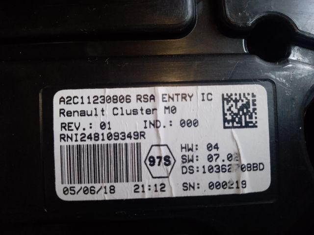 bontott DACIA DUSTER Kilométeróra