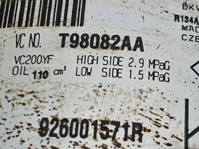 bontott DACIA DUSTER Klímakompresszor