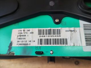 bontott DACIA DUSTER Kilométeróra