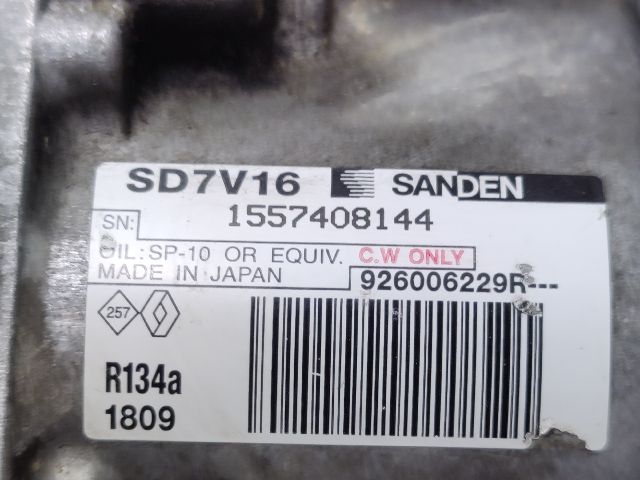 bontott DACIA DUSTER Klímakompresszor