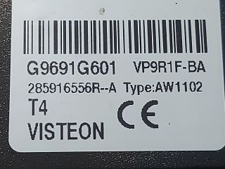 bontott DACIA DUSTER Gyújtáskapcsoló Házzal