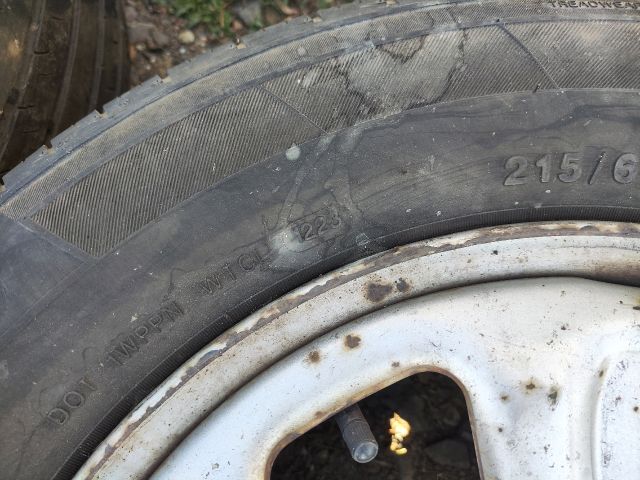 bontott DACIA DUSTER Acélfelni Szett Gumival