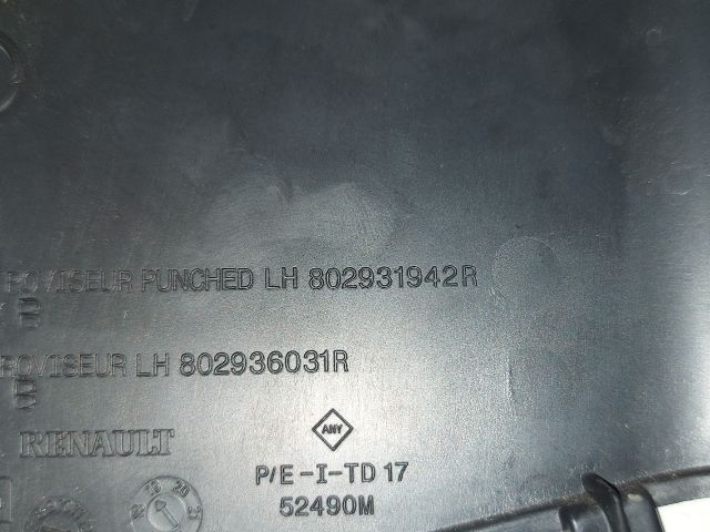 bontott DACIA DUSTER Bal első Ajtó Díszléc