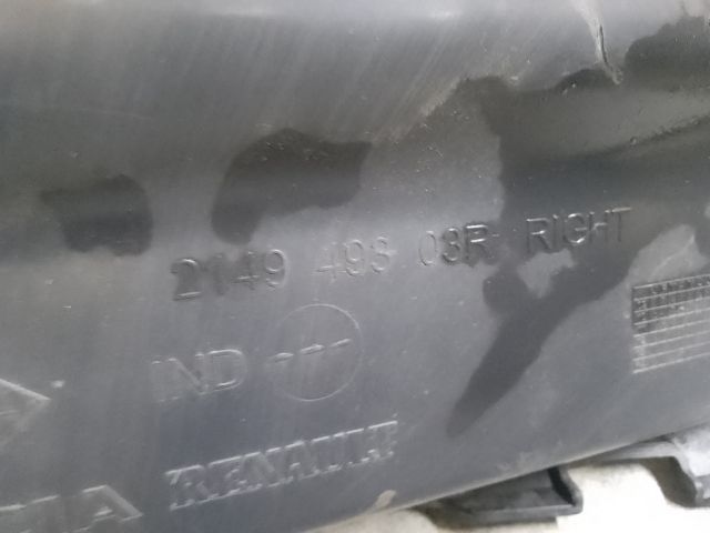 bontott DACIA DUSTER Első Lökhárító Alsó Középső Díszrács