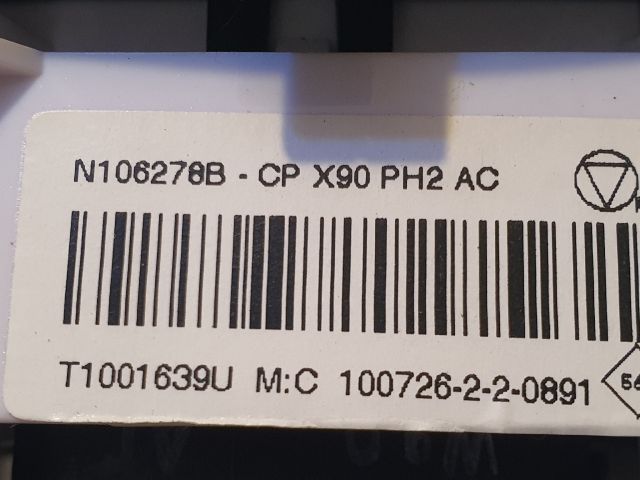 bontott DACIA DUSTER Fűtéskapcsoló (manuális klímás)