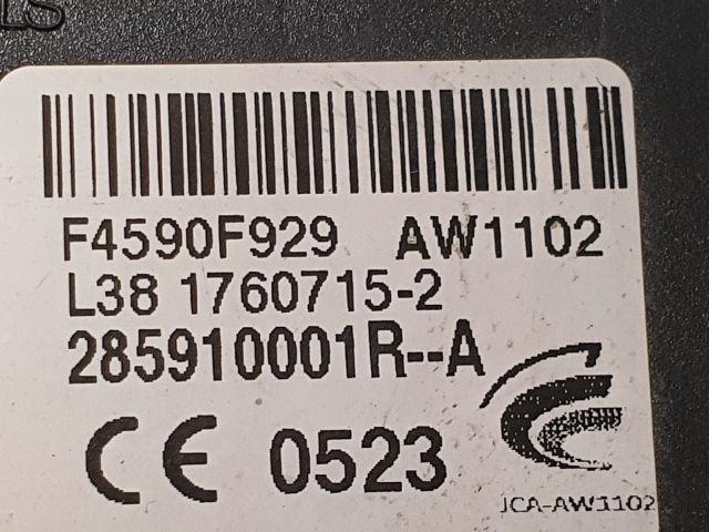 bontott DACIA DUSTER Immobilizer Gyűrű