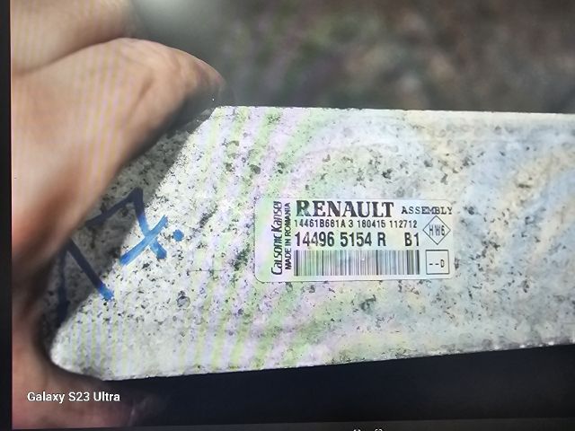 bontott DACIA DUSTER Intercooler