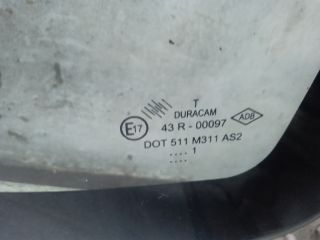 bontott DACIA DUSTER Jobb C Oszlop Oldalablak Üveg