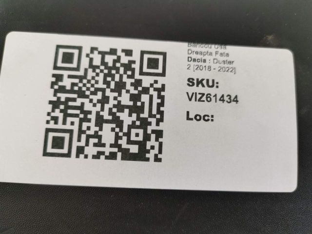 bontott DACIA DUSTER Jobb első Ajtó Díszléc