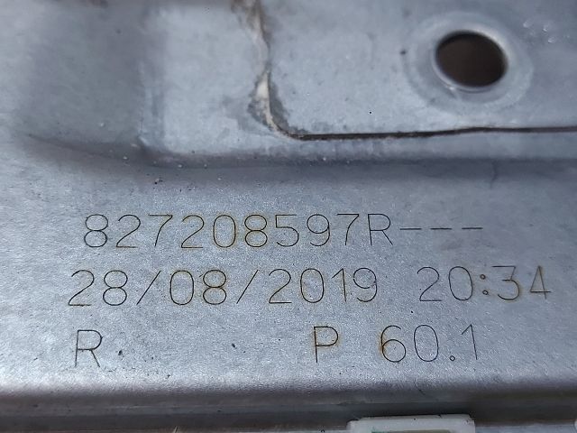 bontott DACIA DUSTER Jobb hátsó Ablakemelő Szerkezet (Elektromos)