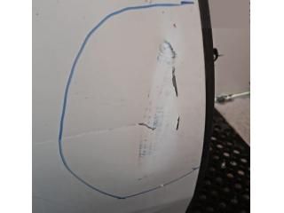 bontott DACIA DUSTER Jobb hátsó Ajtó (Üres lemez)