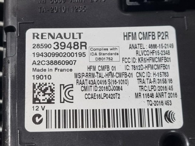 bontott DACIA DUSTER Komfort Elektronika