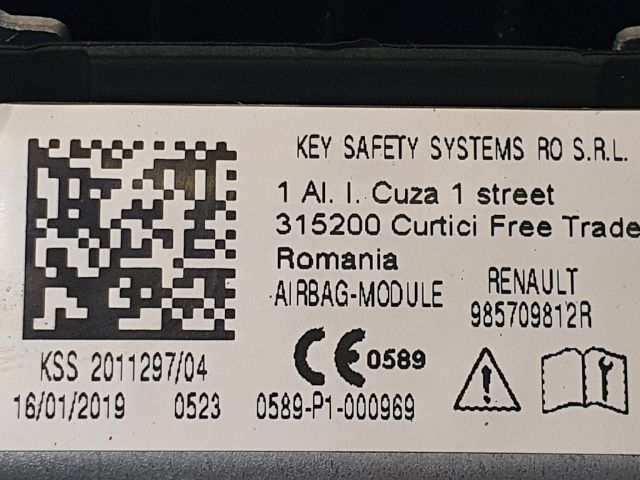 bontott DACIA DUSTER Kormánylégzsák