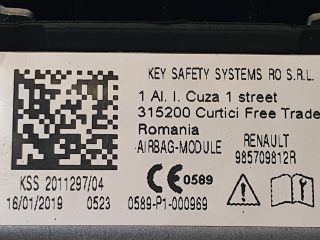 bontott DACIA DUSTER Kormánylégzsák